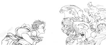 Harry facing Shetani